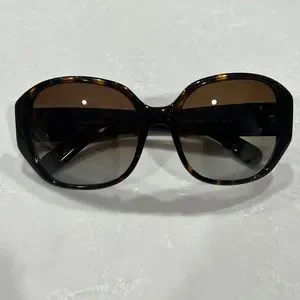 NWOT [Tory Burch] Women’s Oversized Sunglasses DARK HAVANA TY7043 510/T5 Miller Oversized Square Sunglasses: Women main image 2